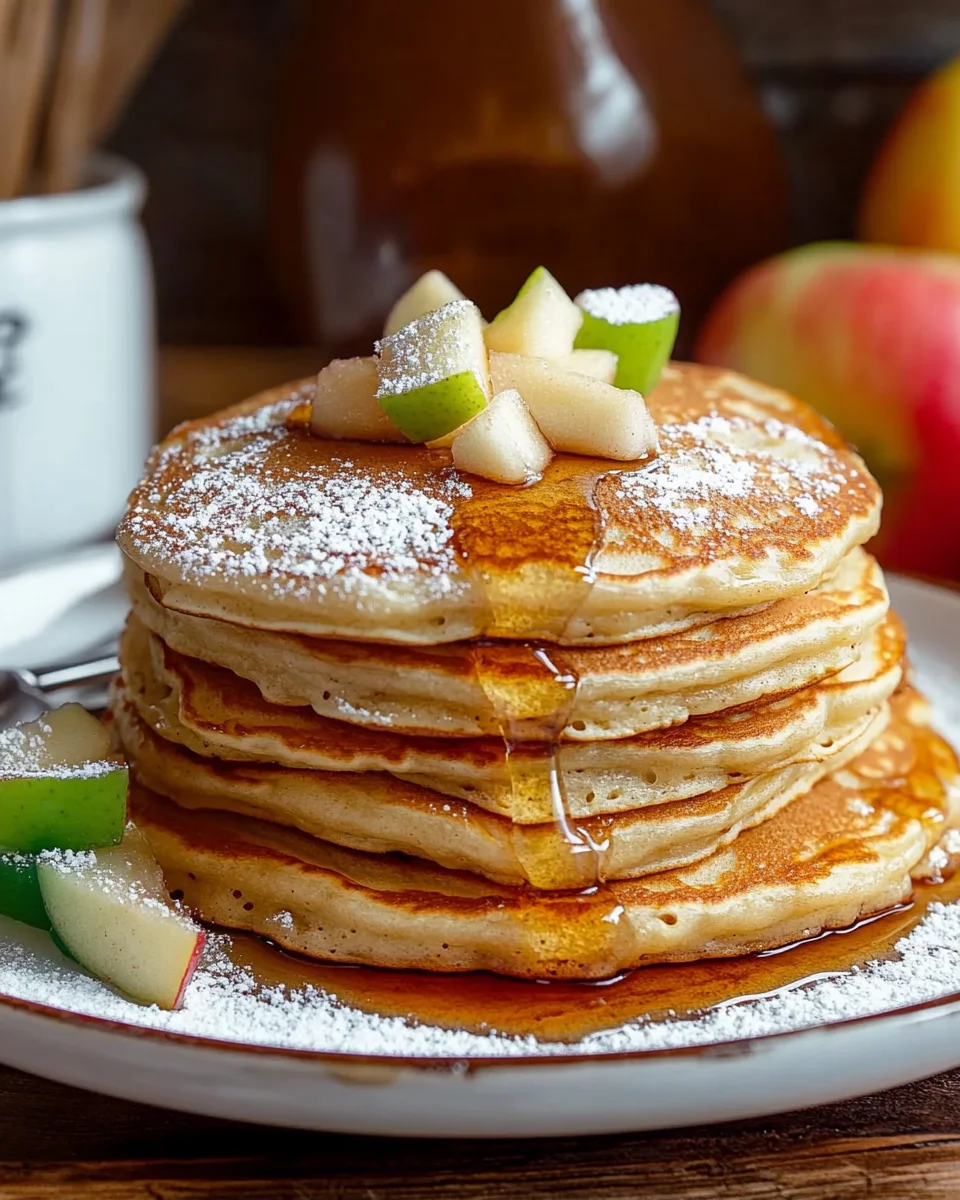 Apfelpfannkuchen klassisch und fluffig
