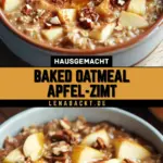 Baked Oatmeal Apfel-Zimt 20 Pinterest Hidden Image
