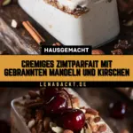Cremiges Zimtparfait mit gebrannten Mandeln und Kirschen 18 Pinterest Hidden Image
