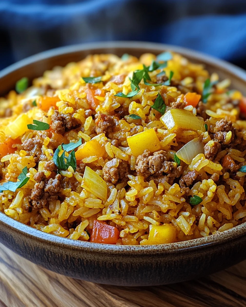 Curryreis mit Hackfleisch 24 Curryreis