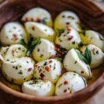Eingelegter Mozzarella