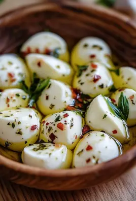 Eingelegter Mozzarella