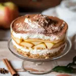 Fruchtiger Apfel Tiramisu ohne Ei - gelingsicheres und einfaches Rezept