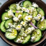 Gurken-Avocado-Salat mit Feta