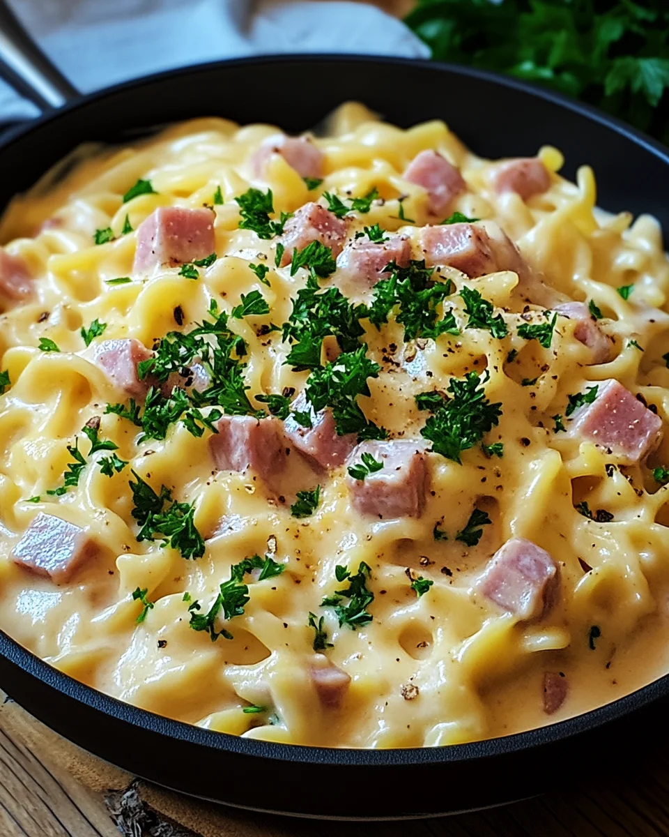 K&auml;se-Schinken-Sahne