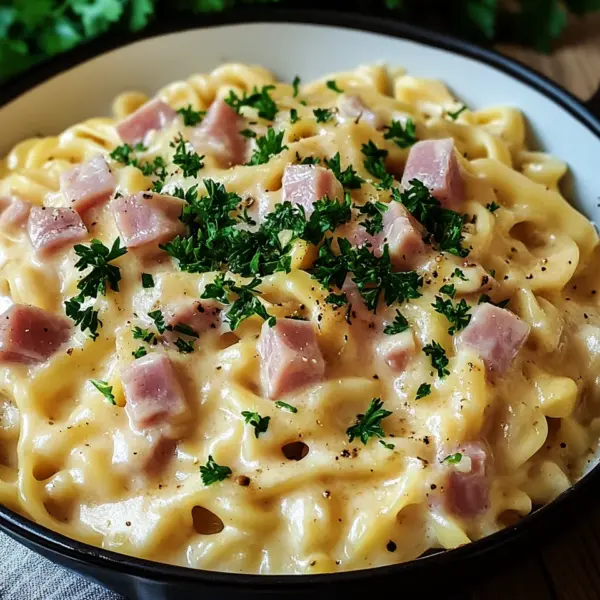 Käse-Schinken-Sahne Spätzle