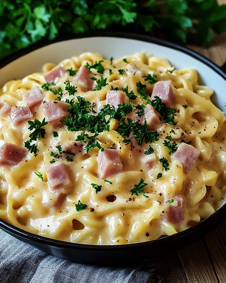 K&auml;se-Schinken-Sahne Sp&auml;tzle