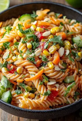 Limetten Crunch Nudelsalat