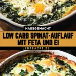 Low Carb Spinat-Auflauf mit Feta und Ei 14 Pinterest Hidden Image