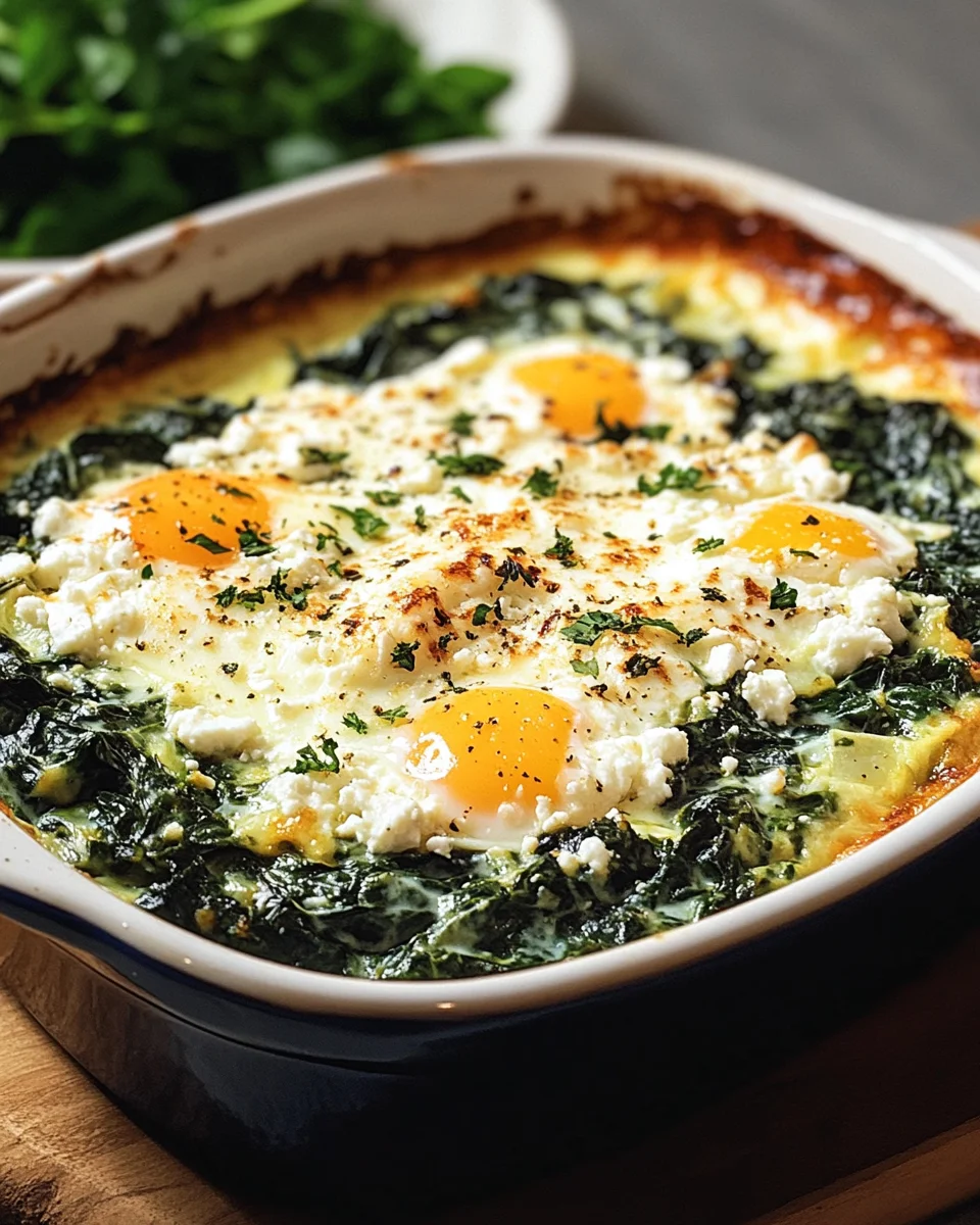 Low Carb Spinat-Auflauf mit Feta und Ei 17 Low Carb Spinat-Auflauf mit Feta und Ei