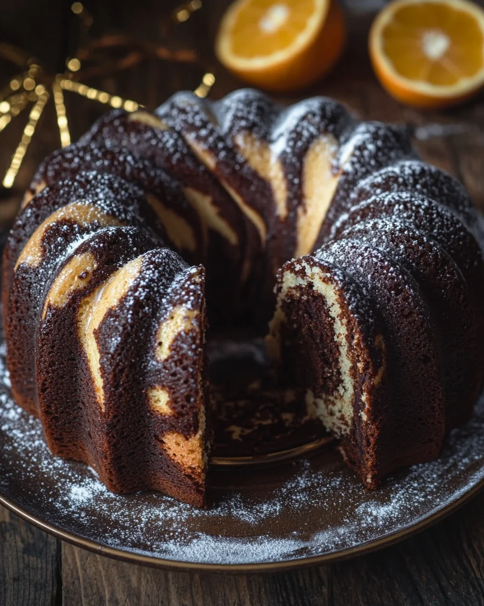 Marmor-Lebkuchen-Gugelhupf 21 Marmor-Lebkuchen-Gugelhupf