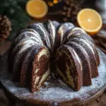 Marmor-Lebkuchen-Gugelhupf