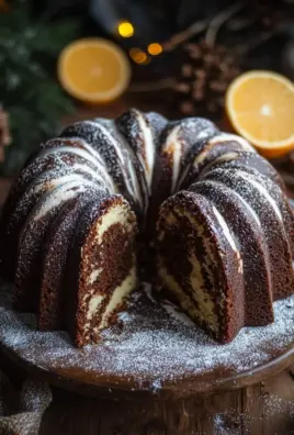 Marmor-Lebkuchen-Gugelhupf