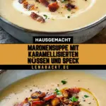 Maronensuppe mit karamellisierten Nüssen und Speck 23 Pinterest Hidden Image