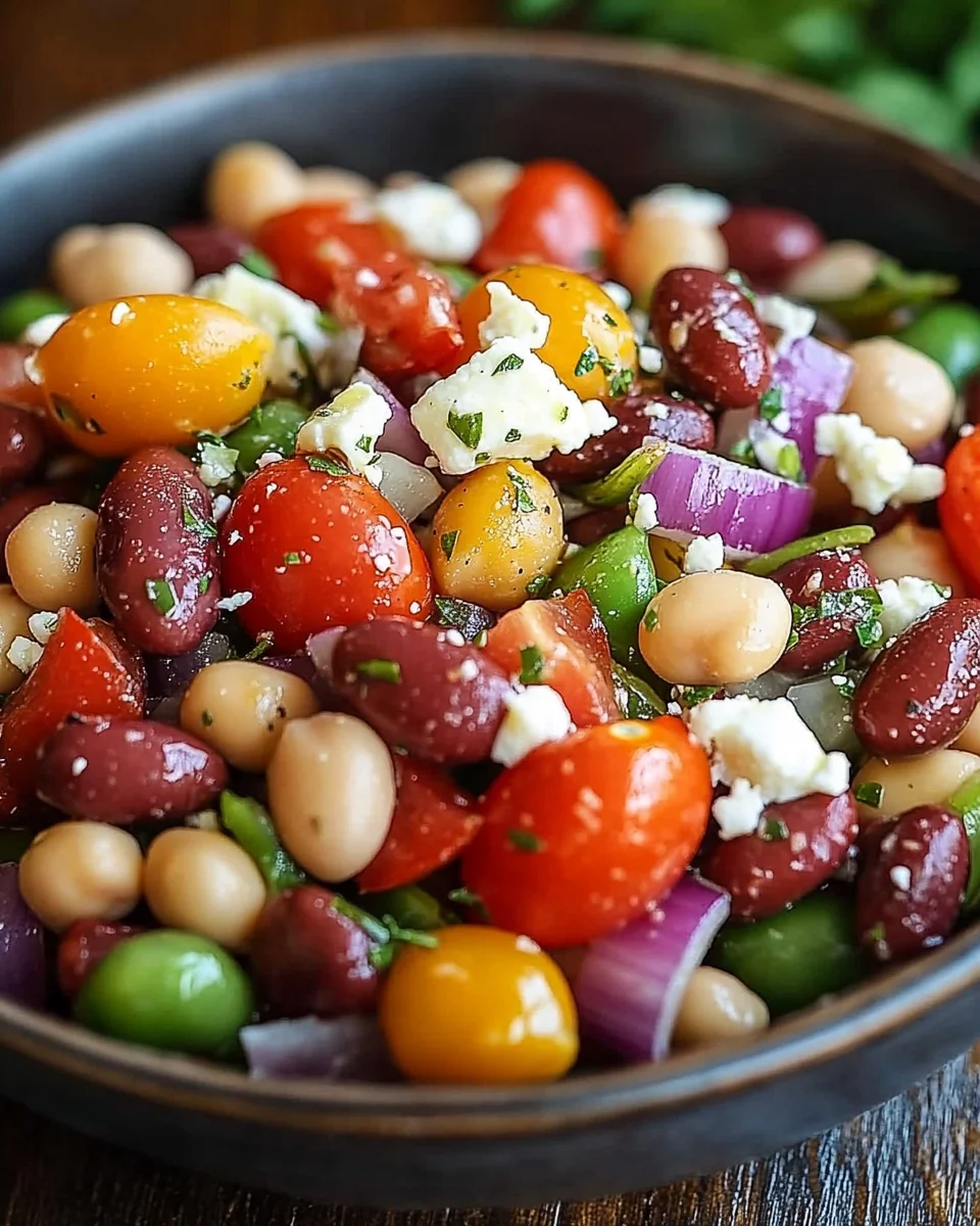 Mediterraner Bohnensalat 22 Mediterraner Bohnensalat