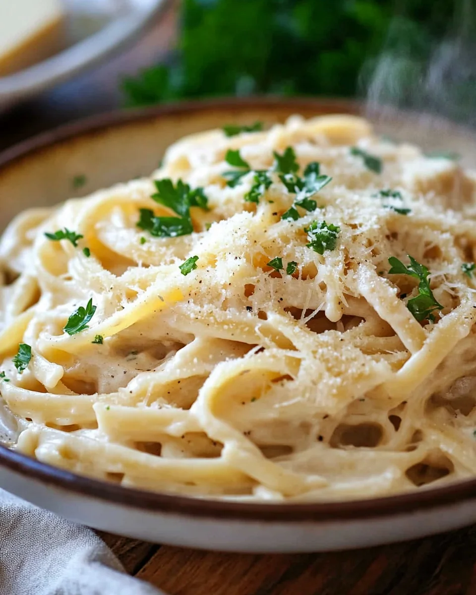 Pasta in Käse Sahne Soße 23 Pasta