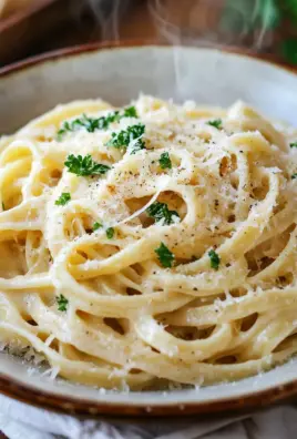 Pasta in Käse Sahne Soße