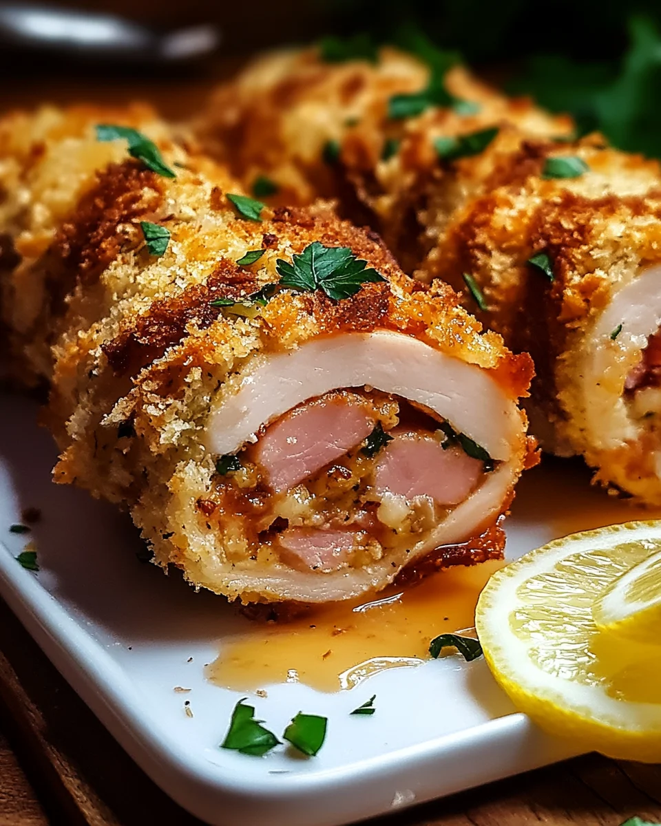 Putenröllchen nach Cordon Bleu Art 19 Putenröllchen
