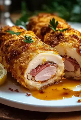 Putenröllchen nach Cordon Bleu Art 24 Putenröllchen nach Cordon Bleu Art