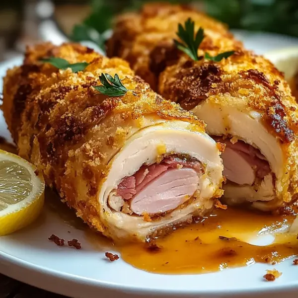 Putenröllchen nach Cordon Bleu Art