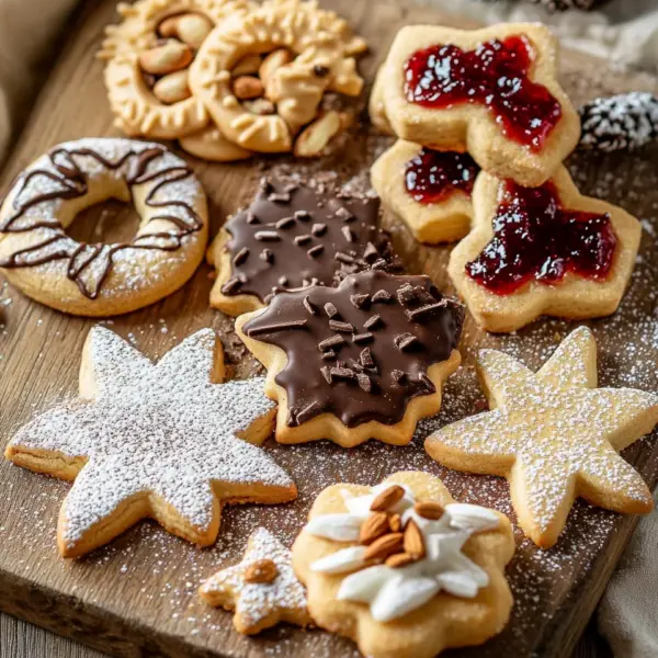 Schokoladenplätzchen - Ein Teig drei Plätzchen