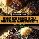 Tender Beef Brisket in Cola with Creamy Parmesan Risotto 19 Pinterest Hidden Image