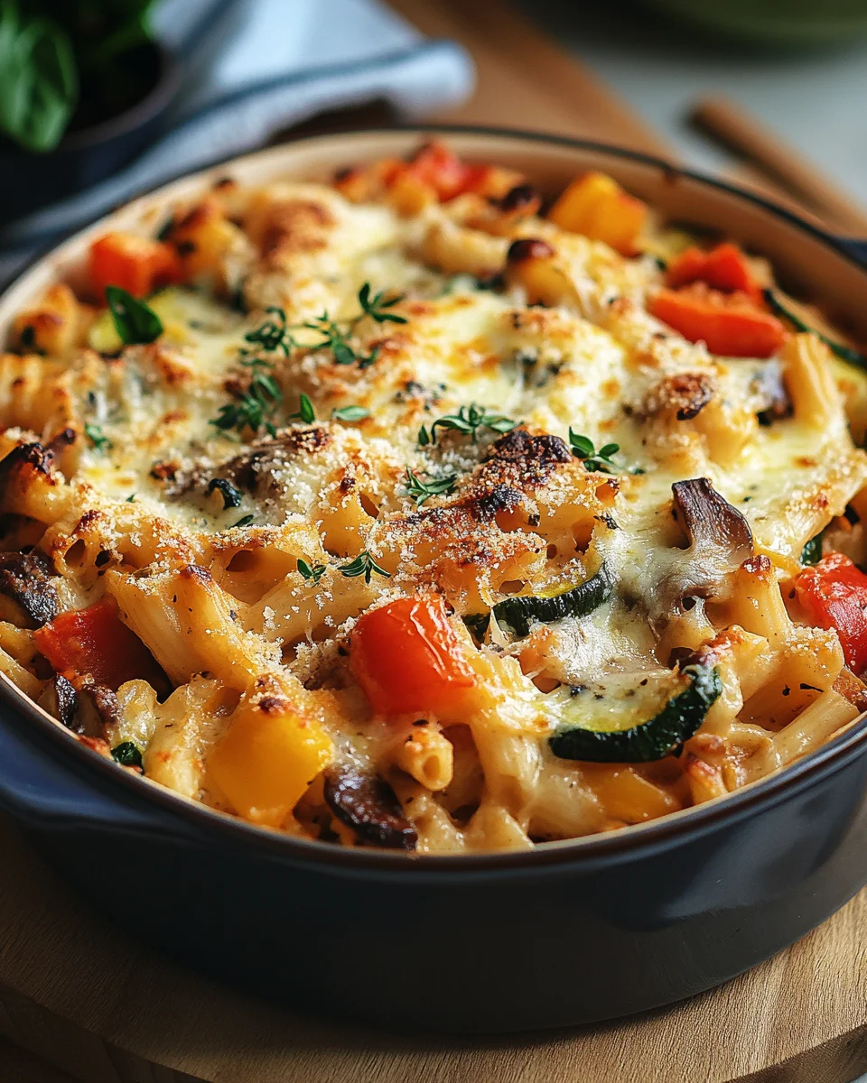 Vegetarischer Nudelauflauf 27 Vegetarischer Nudelauflauf
