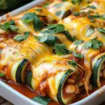Zucchini Enchilada Roll-Ups