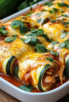 Zucchini Enchilada Roll-Ups