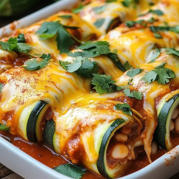 Zucchini Enchilada Roll-Ups