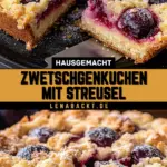 Zwetschgenkuchen mit Streusel 17 Pinterest Hidden Image
