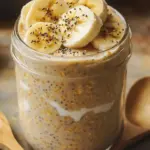 Bananen-Erdnussbutter Overnight Oats