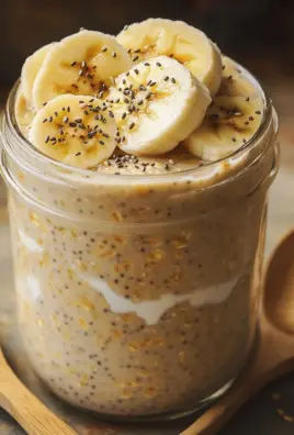 Bananen-Erdnussbutter Overnight Oats 22 Bananen-Erdnussbutter Overnight Oats