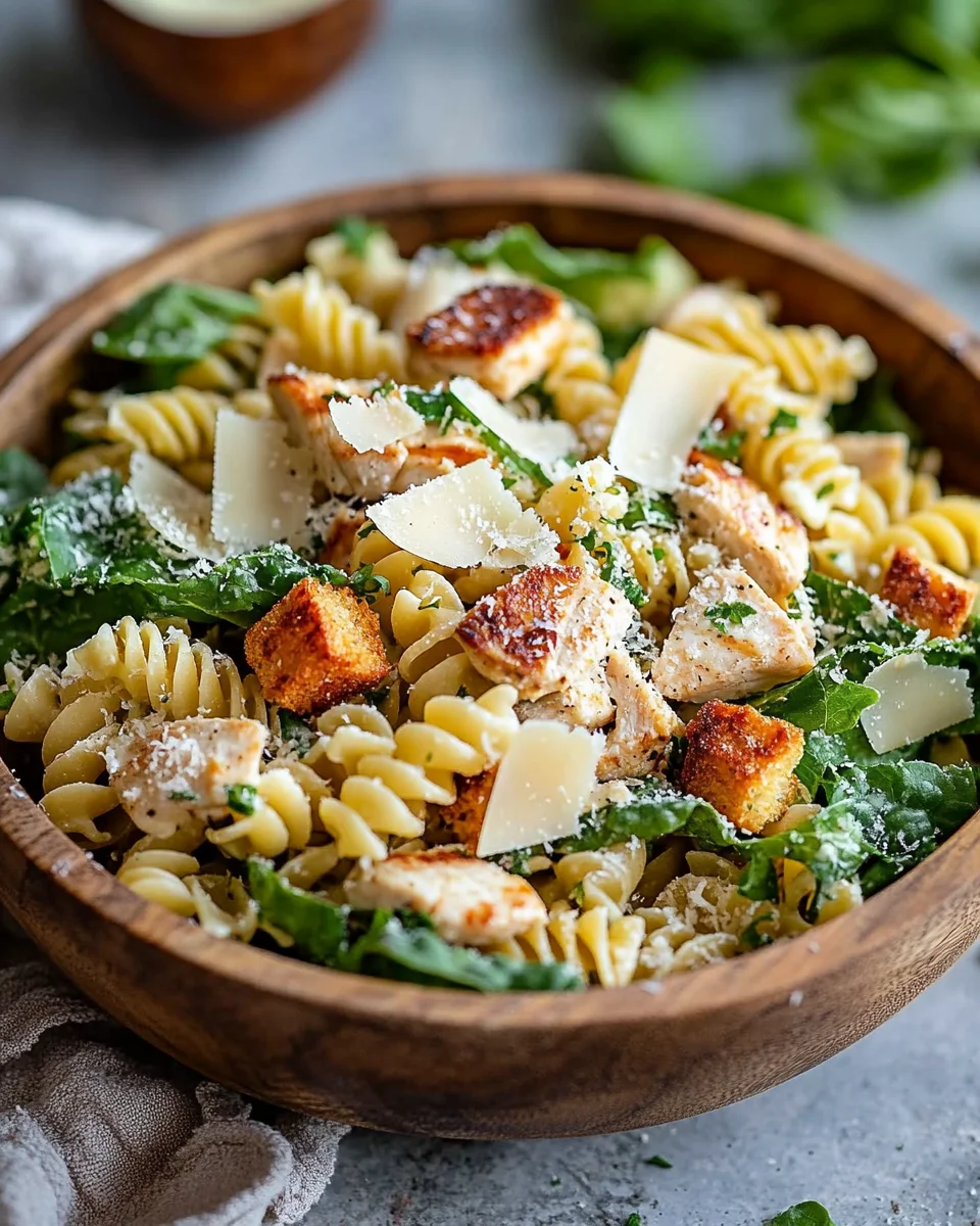 Caesar Pasta Salat 25 Caesar Pasta Salat