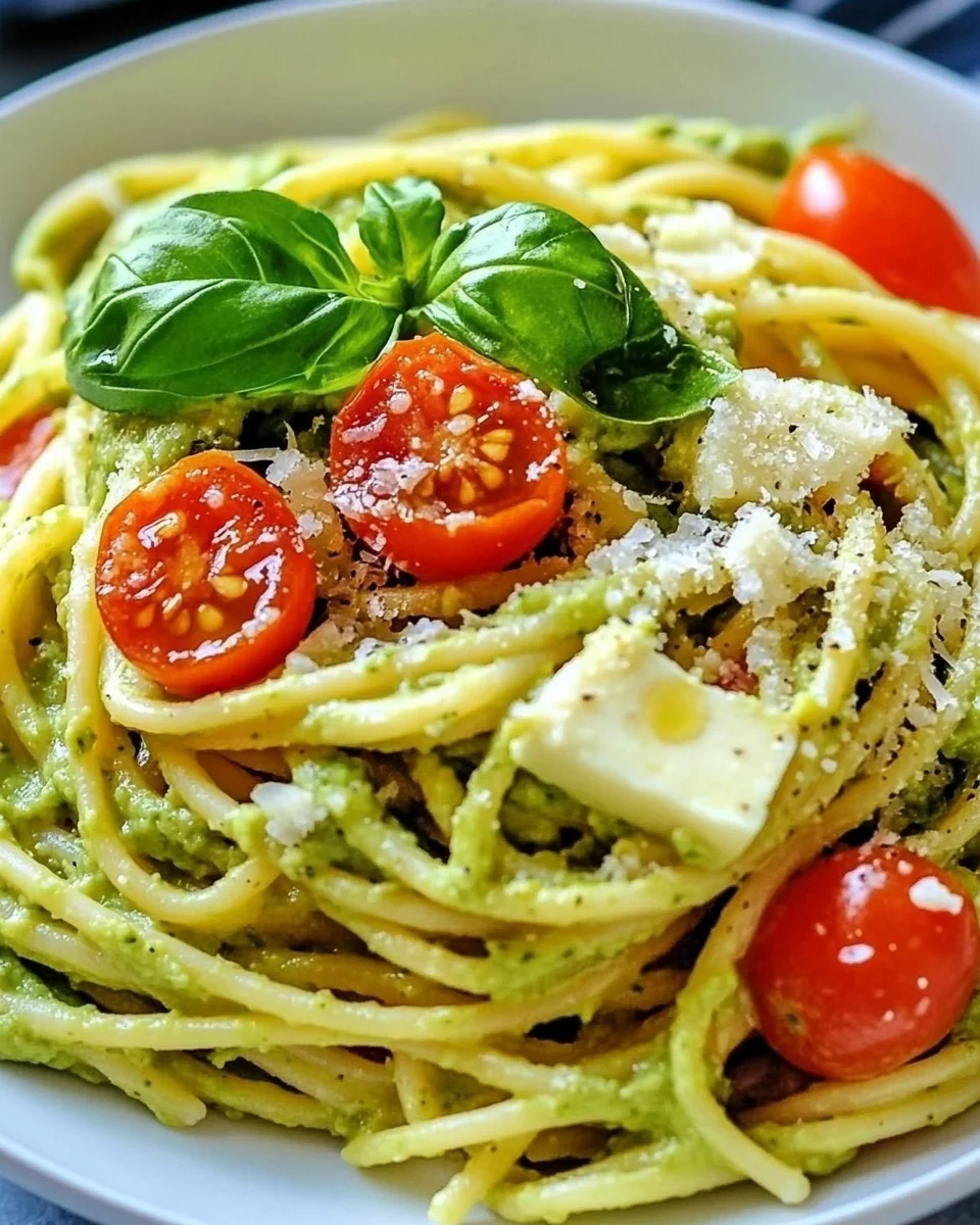 Cremige Avocado Pasta 19 Cremige