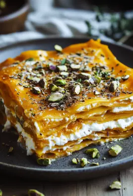 Cremige Kürbislasagne mit Ricotta und Pistazien 25 Cremige Kürbislasagne mit Ricotta und Pistazien