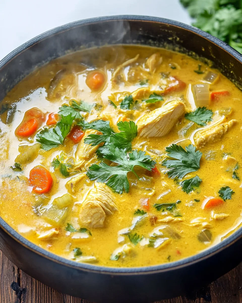 Currysuppe mit Hähnchen 17 Currysuppe