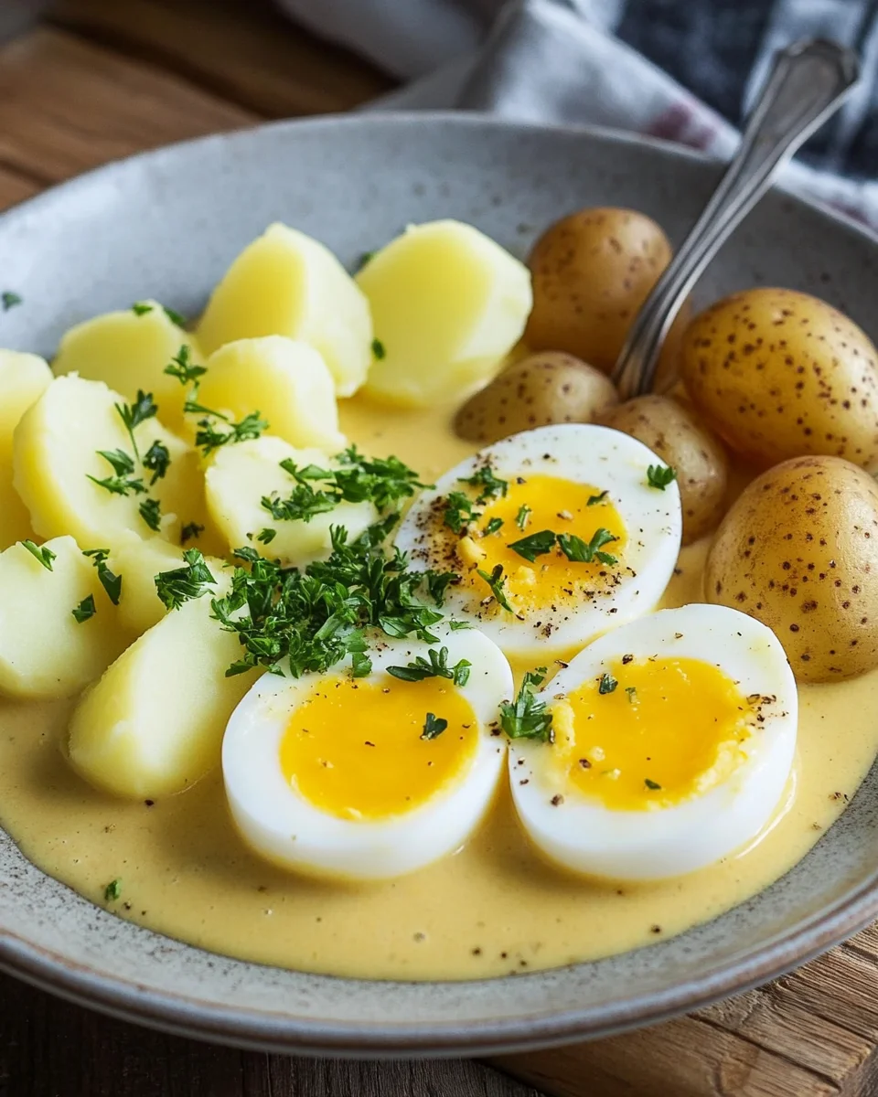 Eier in Senfso&szlig;e