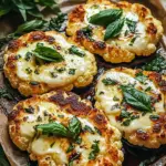 Gebackene Mozzarella-Blumenkohlsteaks