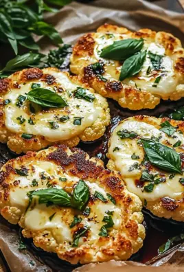 Gebackene Mozzarella-Blumenkohlsteaks