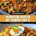 Gebratene Nudeln mit Gemüse und Ei 24 Pinterest Hidden Image