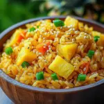 Gebratener Reis mit Ananas