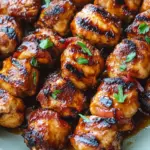 Gegrillte Honig-BBQ-Bacon-H&uuml;hnchen-Spie&szlig;e einfach zubereiten
