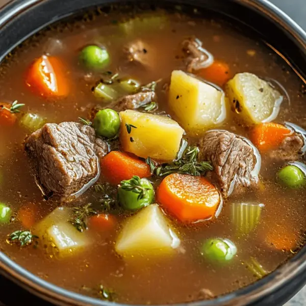 Gemüse Rindfleisch Suppe