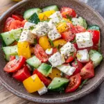 Griechischer Bauernsalat (einfaches Salat Rezept)