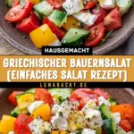 Griechischer Bauernsalat (einfaches Salat Rezept) 18 Pinterest Hidden Image