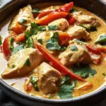 H&auml;hnchen-Pfanne mit Kokosmilch