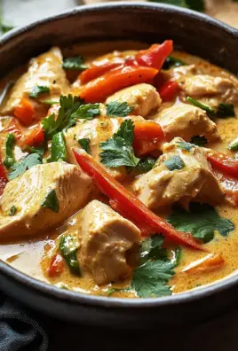 Hähnchen-Pfanne mit Kokosmilch 25 Hähnchen-Pfanne mit Kokosmilch