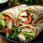 H&auml;hnchen-Wraps mit Blitzso&szlig;e