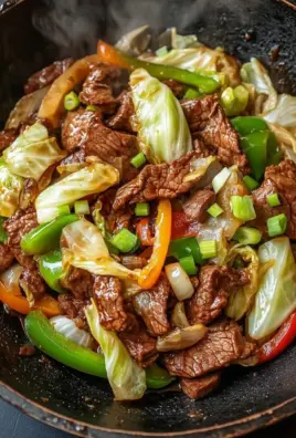 Hearty Beef and Cabbage Wok